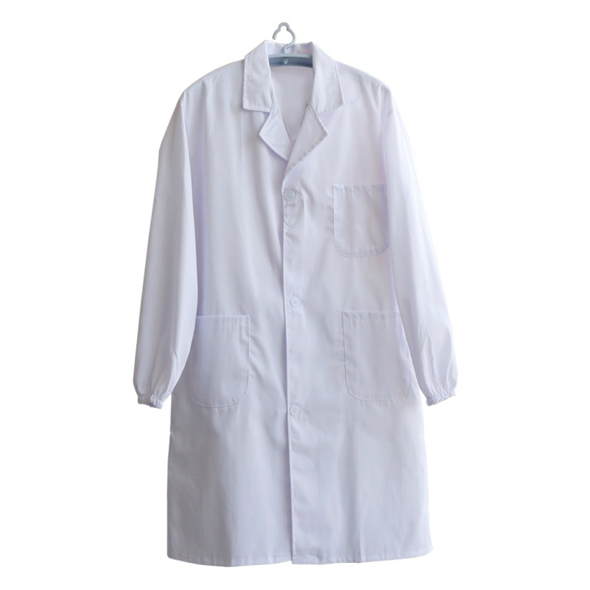 Doctor White Coat Overalls Medical Student Pharmacy Laboratory Nurse Uniforms Food Factory Clinic Beauty Salon Overalls