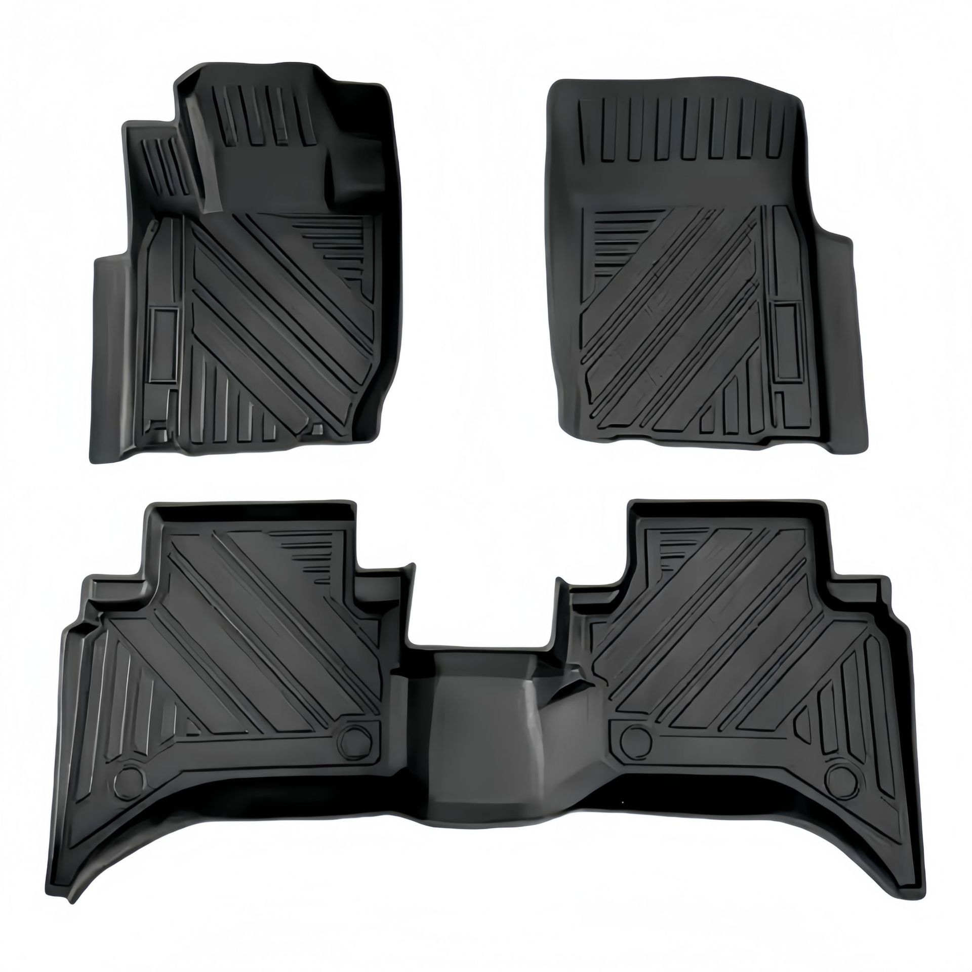 Mitsubishi Car Floor Mats for 19-23 Mitsubishi TRITON L200 Waterproof TPE (Ayaqaltılar (Kovriklər)) - 19-23-mitsubishi-triton-l200-left-hand-drive-floor-mats