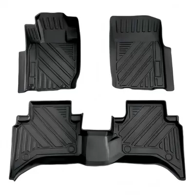 Suitable for 19-23 Models of Mitsubishi Triton L200 Car Floor Mats, Special Waterproof and Dirt-Resistant Tpe Floor Mats (Ayaqaltılar (Kovriklər)) - 19-23-mitsubishi-triton-l200-left-rudder-floor-mats