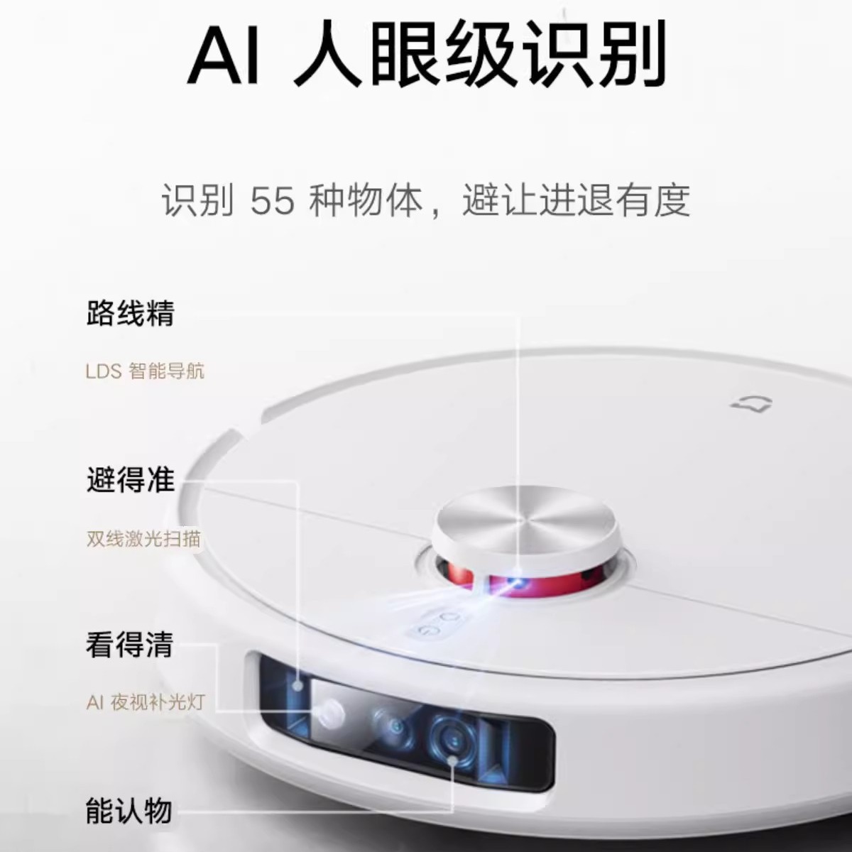 Robot de barrido y fregado multiusos M30 Pro corte de cabello innovador autolimpiante de alto rendimiento