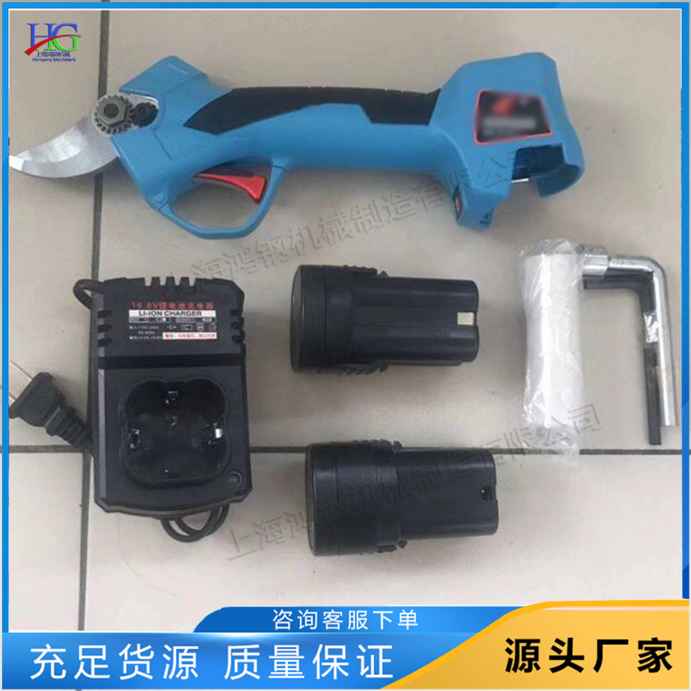 小型茶树果蔬修枝剪 葡萄枝软枝电动园林剪刀 刺柏紫薇树园艺剪