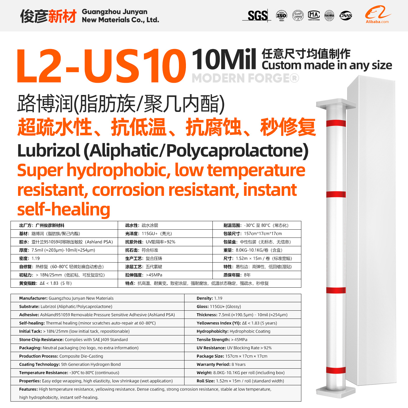 TPU invisible ropa de automóvil película adhesiva carretera Borun sustrato pintura película protectora película PPF transparente resistencia a los arañazos reparación fábrica de fuente