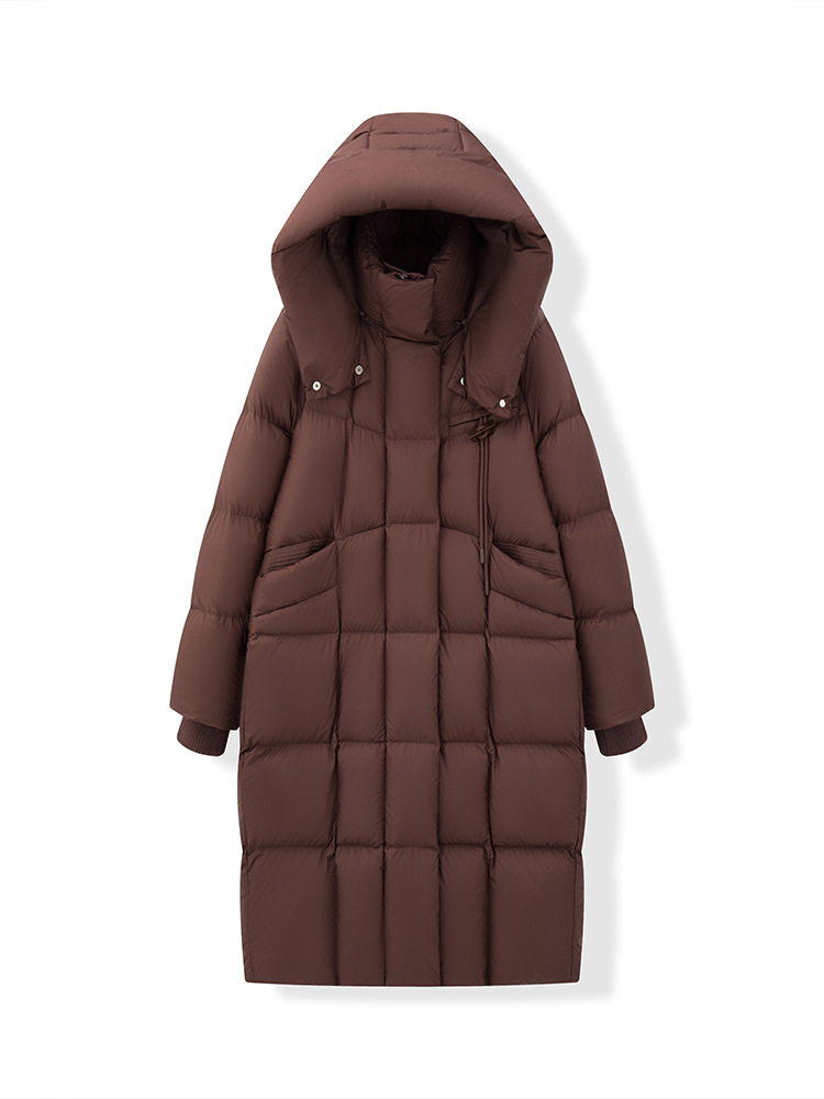 Alta sensación super ligera nubes puff plumón chaqueta para mujeres 2024 invierno nuevo 90 chaqueta de acero blanco grueso