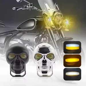LED Kəllə rəngli xarici spot işıqları, elektrikli motosiklet modifikasiyalı avtomobil işıqları