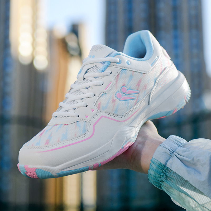 Nuevos zapatos de bádminton transfronterizos, zapatos de tenis para hombres y mujeres, zapatos de voleibol planos, zapatos de tenis de mesa ligeros