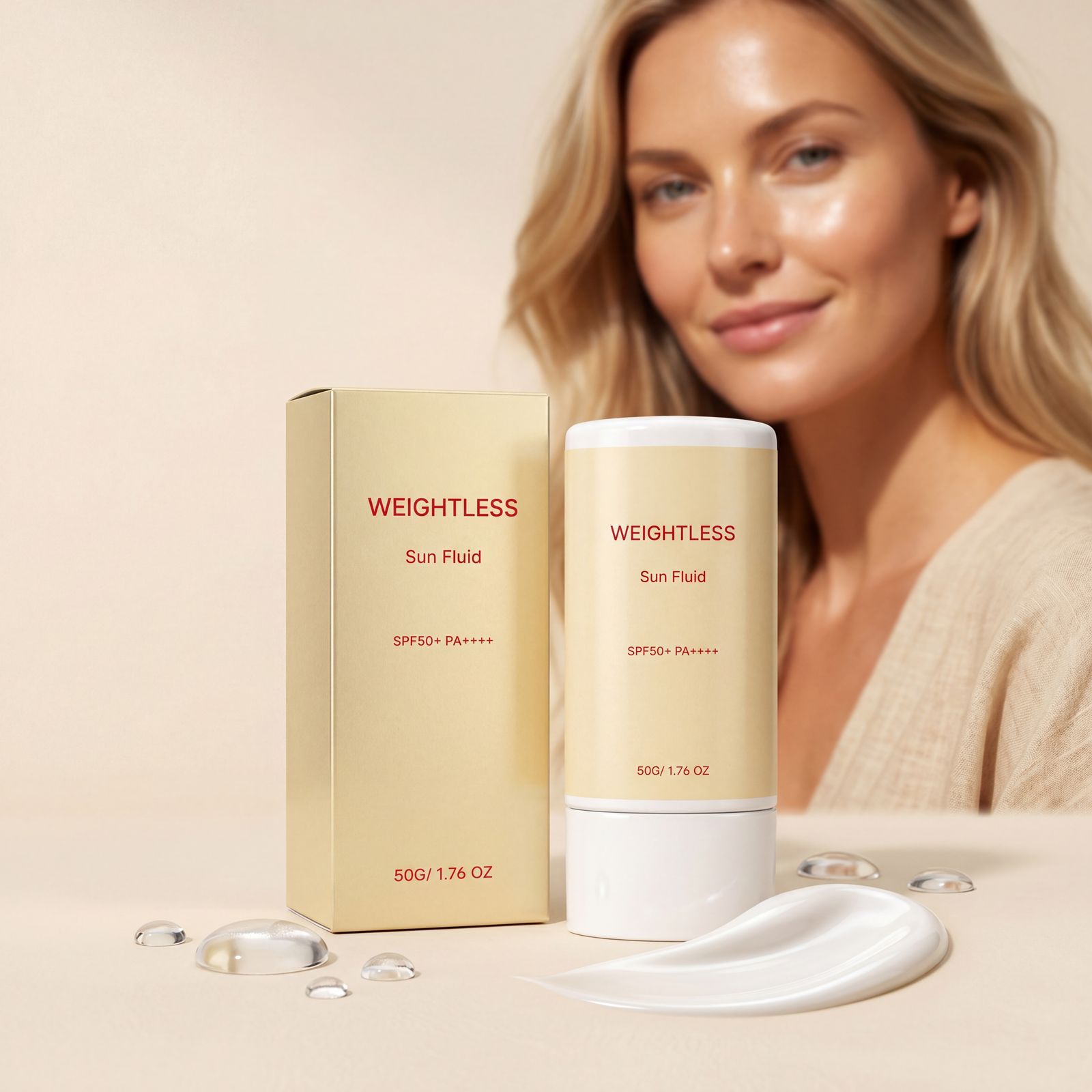 Lightweight Moisturizing Protective Cream Summer Outdoor Refreshing Skincare Lightweight and Easy-To-Appliqué Moisturizing Protective Cream for Even Skin Tone