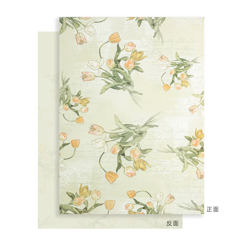 Papel de embalaje Xiyu Nuevo papel de arte de jardín romántico Papel de estilo floral Material de embalaje de flores impermeable al por mayor