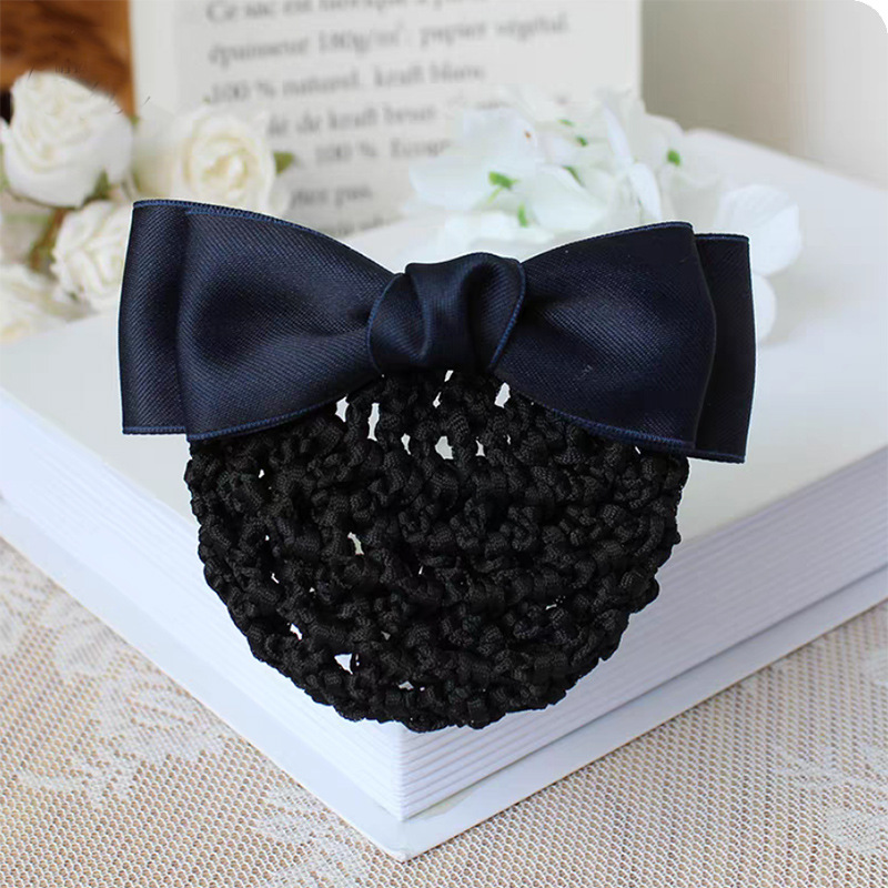 [HY 더블 레이어 헤어네트] 거친 메쉬 네이비블루