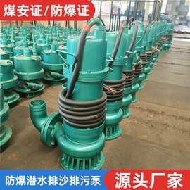 矿用隔爆型潜水排沙电泵BQS1.5kw千瓦350kw防爆潜污水泵380v660伏