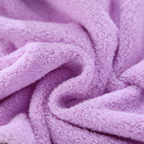 High-density dry hair cap, quick-drying women's coral velvet head towel, shampoo, microfiber thickened shower cap, strong water absorption wholesale