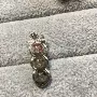 定制镶嵌简约白水晶吊坠