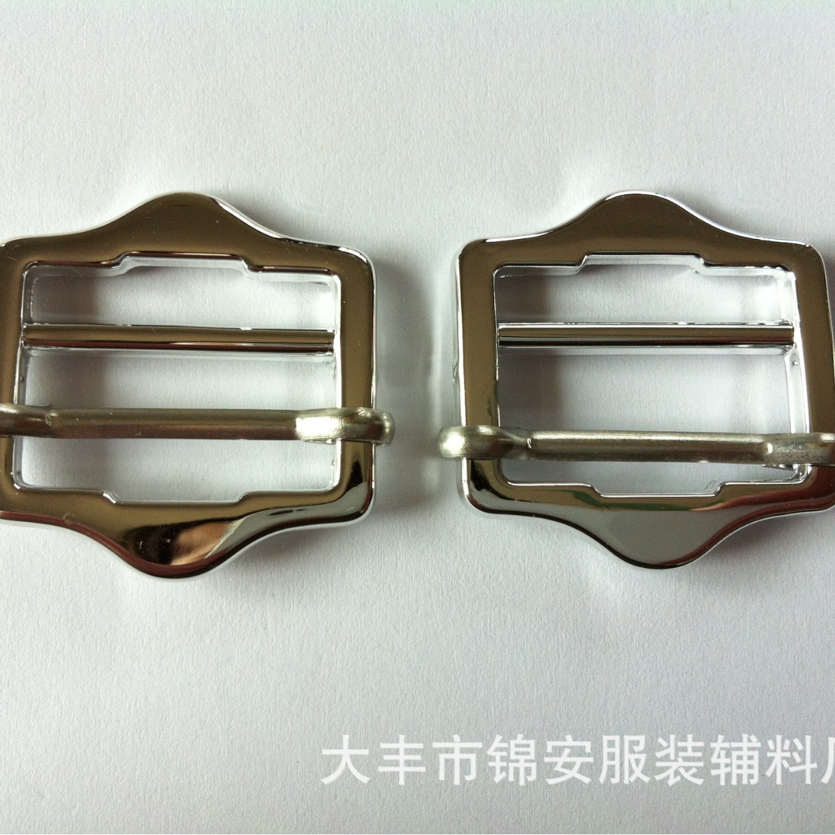 供应内径25mm银白色塑料双喜扣 目字扣  调节扣 日字扣 四档扣