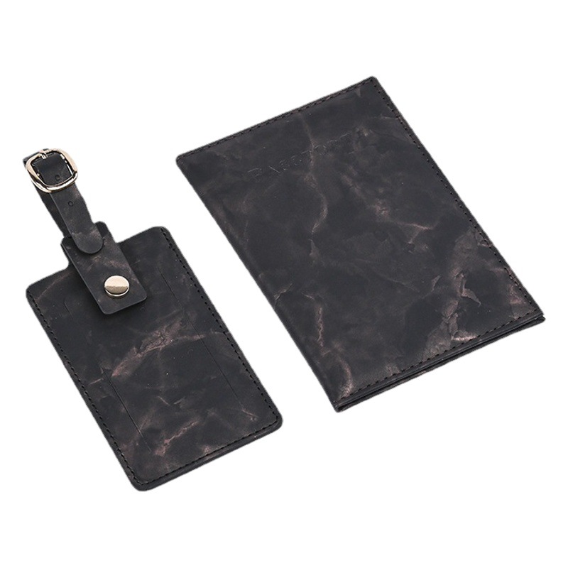 2023 nuevo cambio de color de mármol de la PU cubierta del pasaporte titular equipaje etiqueta tarjeta de embarque en stock para la venta ventas directas de la fábrica