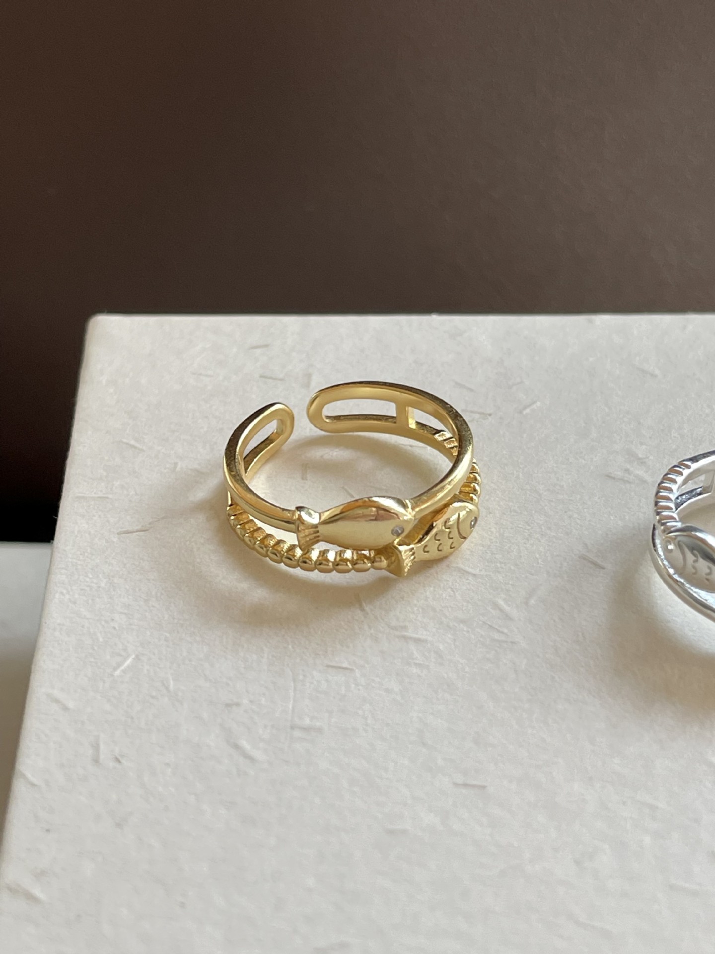 2g Weight Rings Classification Adjustable Ring Size 1 Piece Quantity Daily Occasion 925 Sterling Silver Material Fish Pattern Women's Gender Simple Style Style 925 Sterling Silver Fish Rings 925 Sterling Silver Rings 9