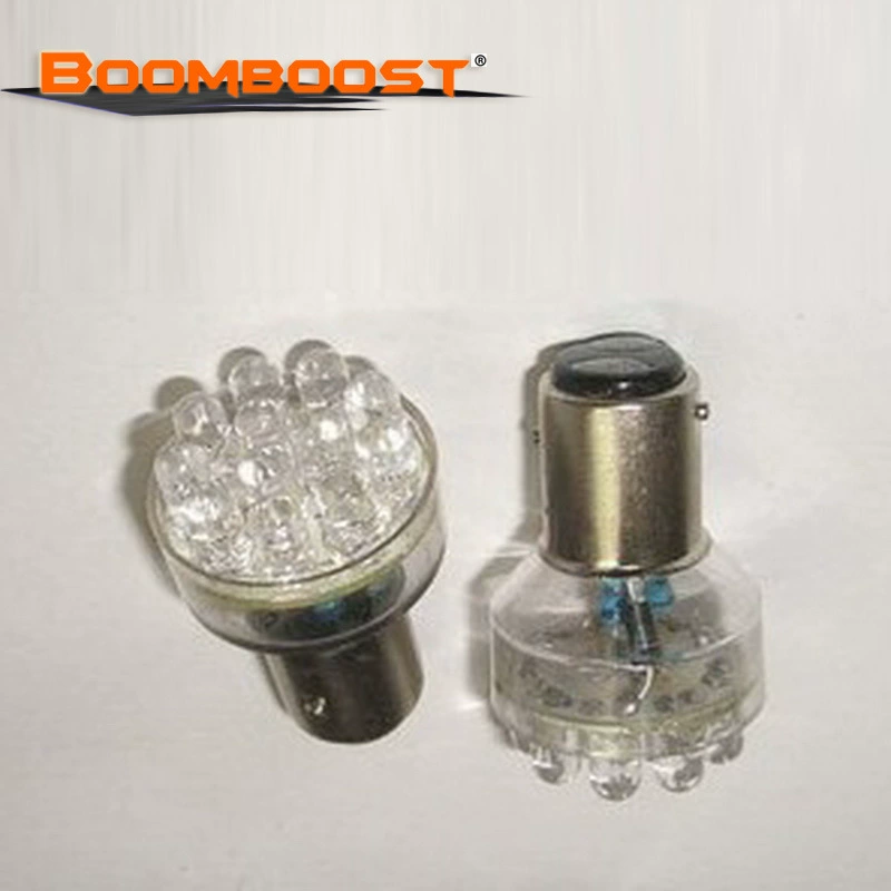 10 штук 12LED универсальная мотоциклетная тормозная подсветка светодиодный brake light S25 указатель поворота задний ход
