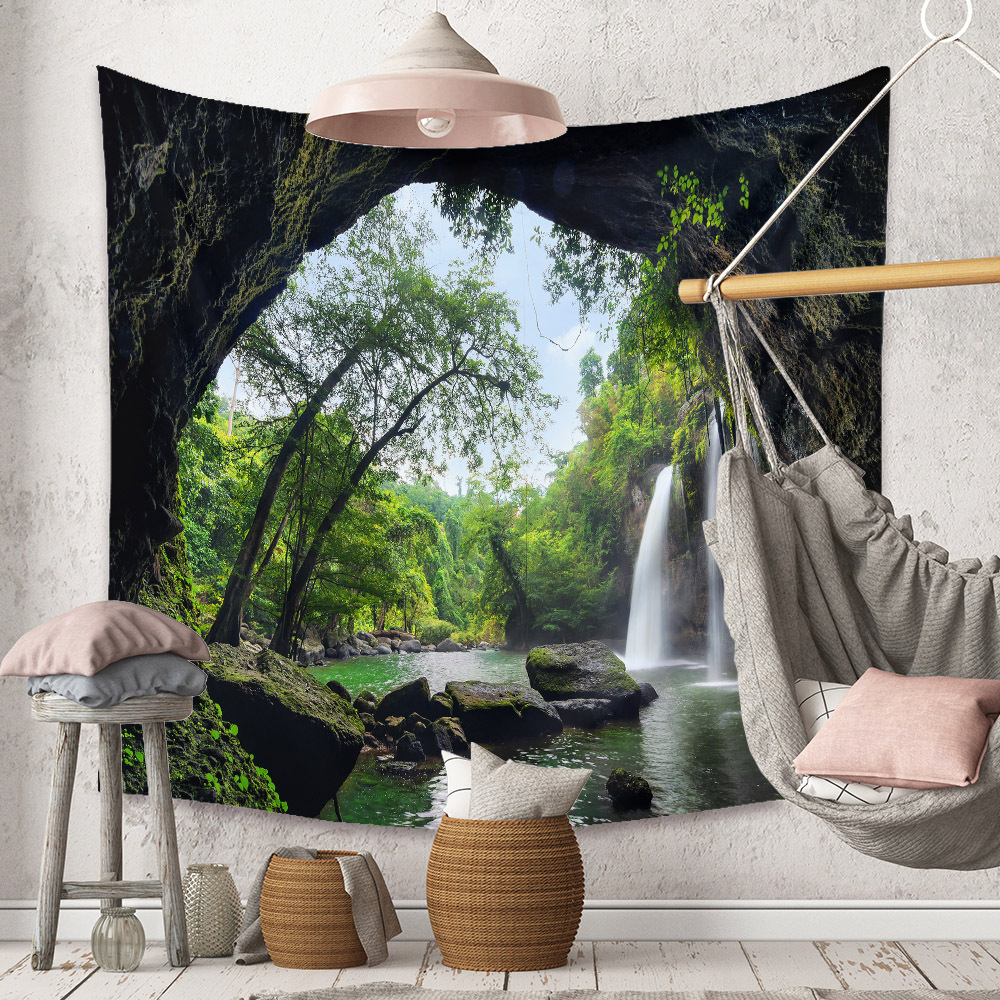 Fashion Landscape Wall Decoration Cloth Tapestry Wholesale Nihaojewelry display picture 166