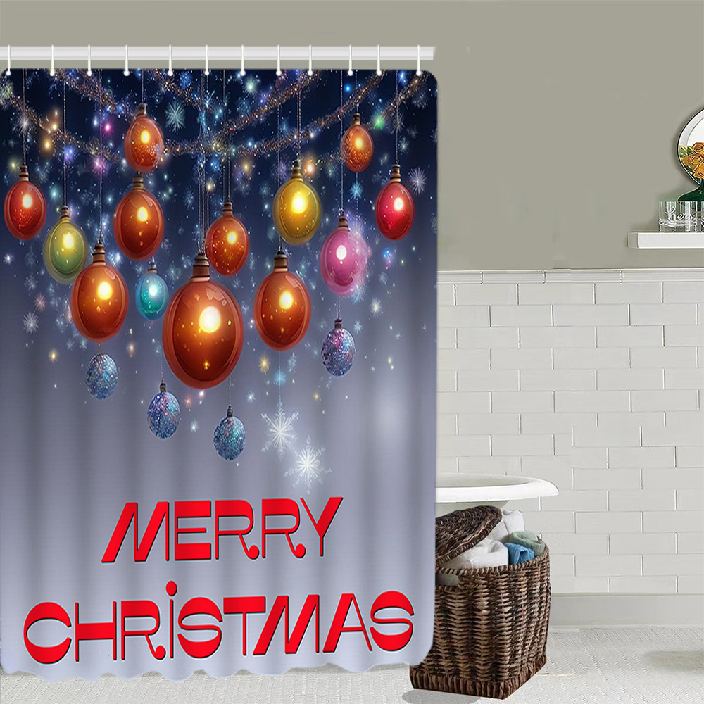 Casual Cartoon Chunya Spinning Shower Curtain display picture 2