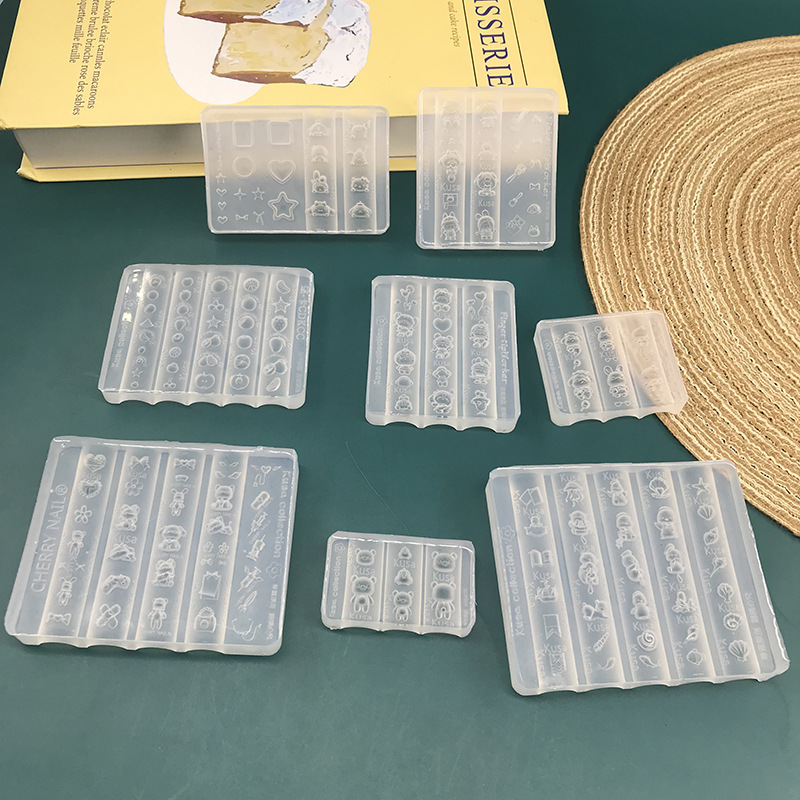 立体卡通美甲硅胶模具食品级手工DIY指甲盖饰品美甲店专用工具202|undefined