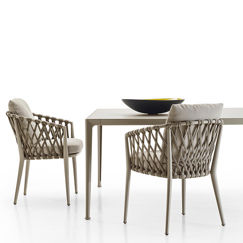 Outdoor table and chair set, leisure courtyard, wicker chair combination, outdoor patio, garden, sun protection, waterproof, balcony chair furniture