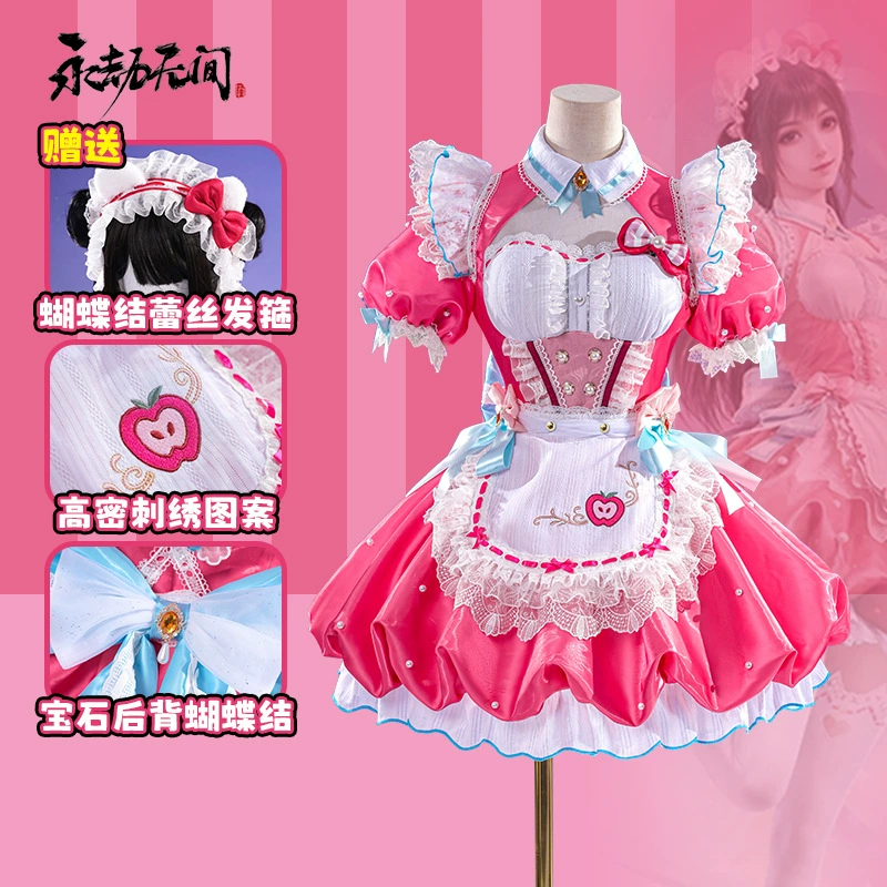 点雅 Вечная Бедствие Орех Cos одежда Kitty совместный бренд с Everlasting Calamity cos одежда Kitty с Sanrio совместный бренд
