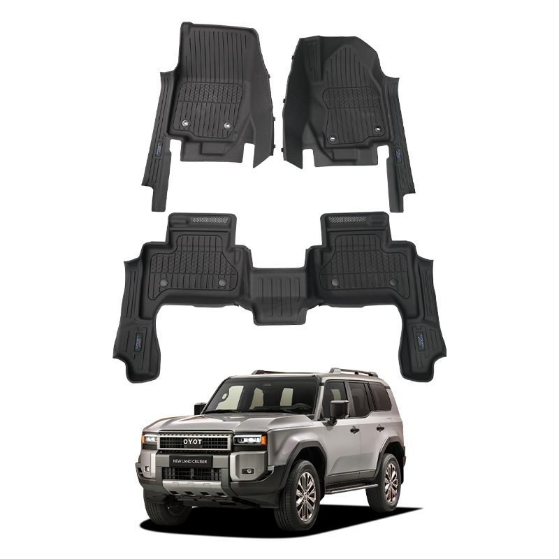 Aplicable a 24 modelos Prado lc250 almohadilla de pie TPE moldeada por inyección especial Prado Floor mat almohadilla de pie impermeable