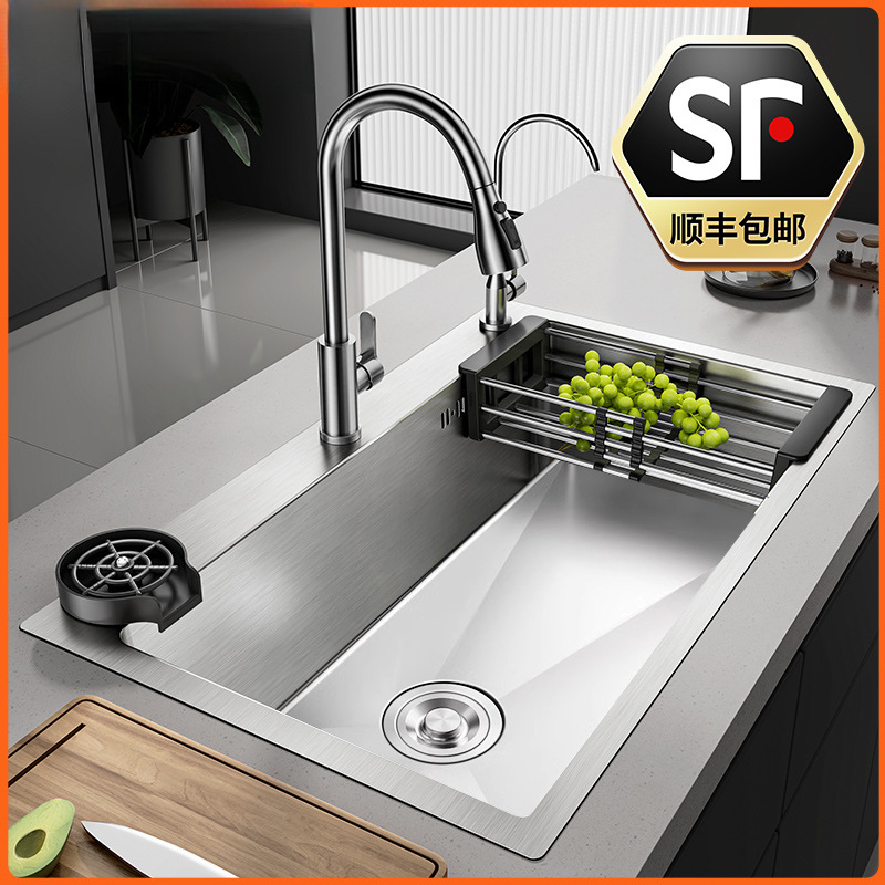 Kitchen Sink Stainless Steel Sink Large Sink Basin Wash Sink Household Yuyao Sink Sink