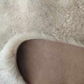 定制棕色加厚保暖皮毛一体冬装毛皮夹克机车服潮