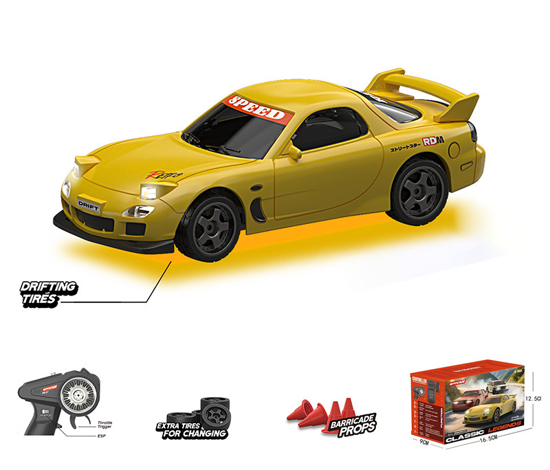 1/43スケールのクロスボーダーミニリモコンカー、四輪駆動高速ドリフトカー、電動レーシングカー、リモコンカー玩具の卸売|undefined