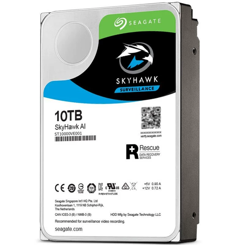 Новый жесткий диск видеонаблюдения Hikvision Cool Eagle 3.5-дюймовый SATA 10TB ST10000VE001