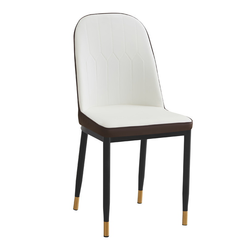 Silla de comedor de lujo ligera, taburetes domésticos, estilo nórdico simple, mesas y sillas de maquillaje en línea, restaurantes de hotel, mesas y sillas de comedor de hierro forjado