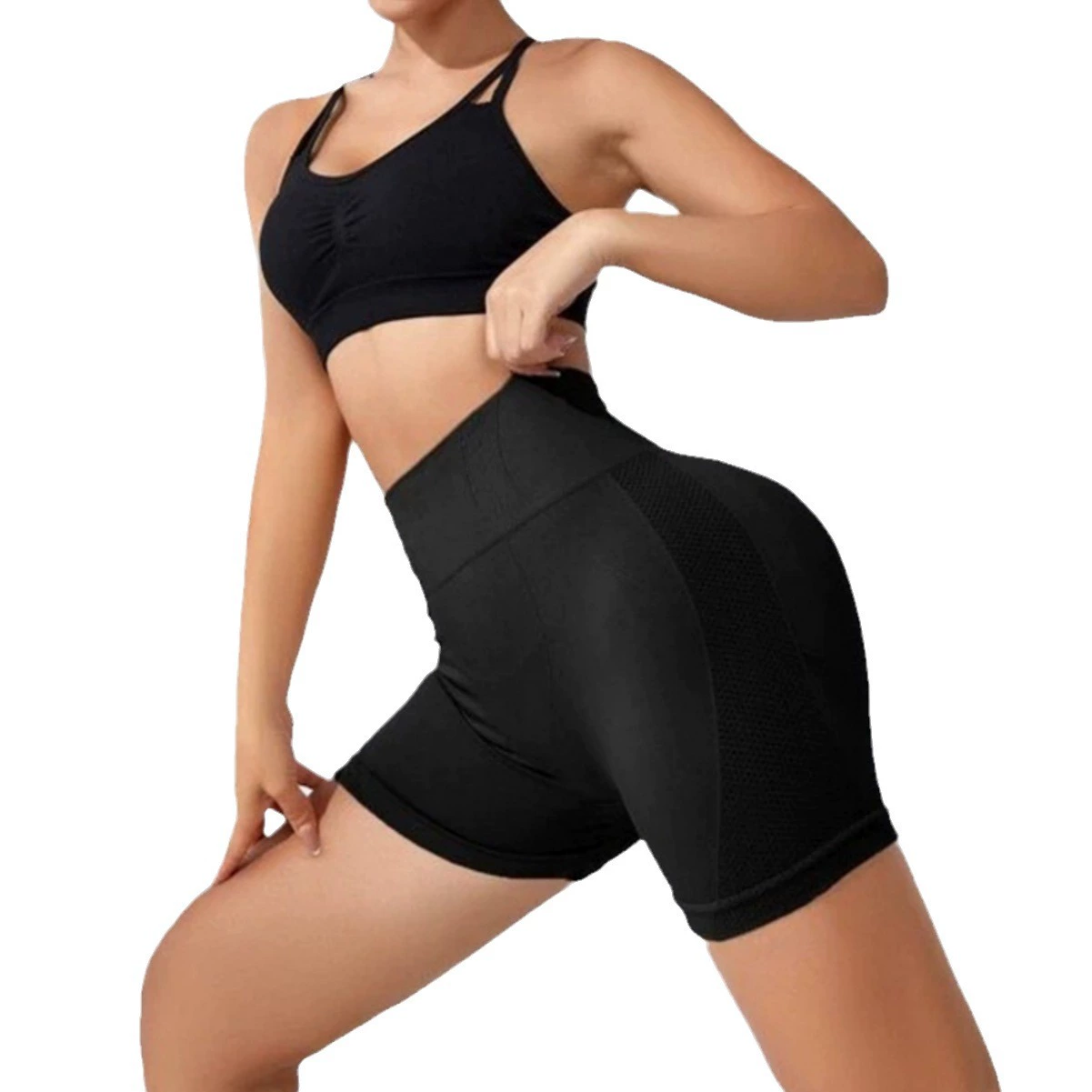 (Торгова跨-граница), быстрая сушка леггинсов, туристические спортивные комбинированные штаны для зала, шорты, брюки, высокая талия, обтягивающие