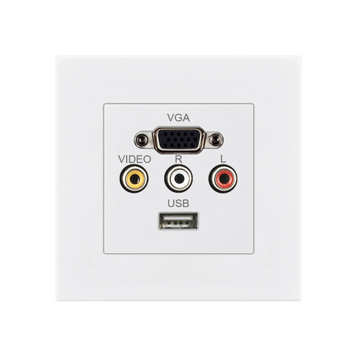Type 86 concealed Bluetooth multimedia 4K HD cable HDMI audio digital USB direct audio socket panel