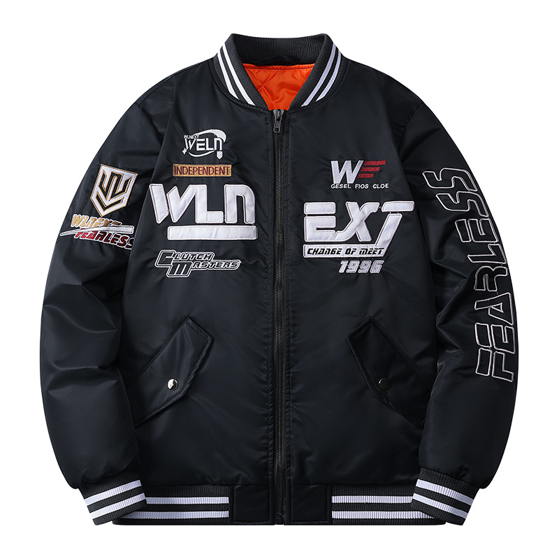Men's Thick Cotton Pilot Jacket For Autumn And Winter Casual Style_voghion.com