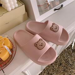 ins fashion cartoon cute girl heart sandals couple indoor home outdoor thick-soled home sandals
