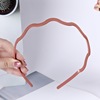 Wavy hair accessory, plastic non-slip universal headband for face washing, Korean style, internet celebrity, simple and elegant design