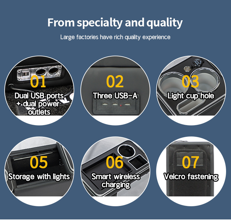 Suitable for Nissan Serena E-Power C27 C28 C26 Console Armrest Box Storage Box