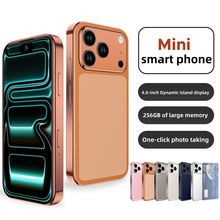 i17mini 创意迷你儿童小手机 4.0英寸灵动岛时尚智能手机现货低价