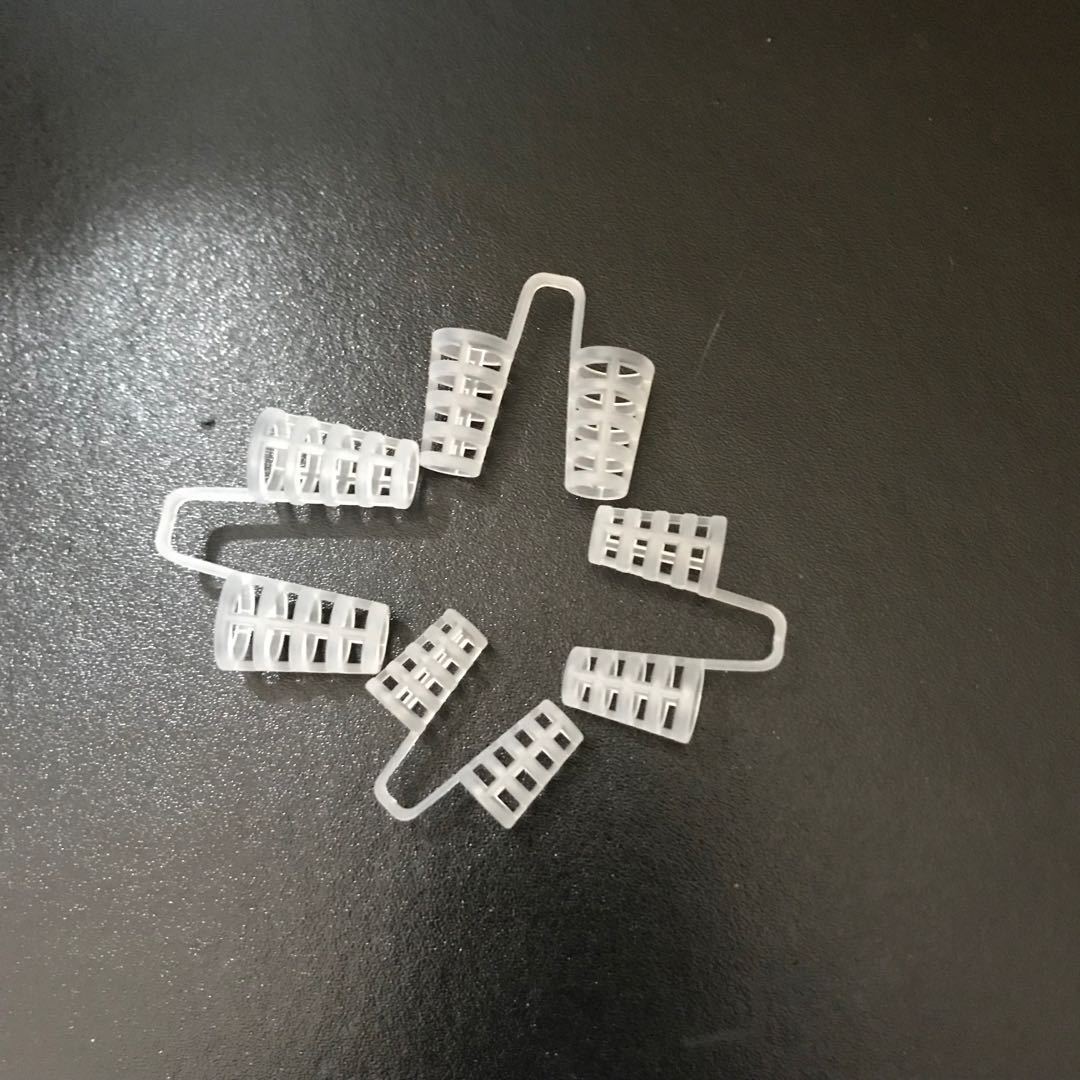 Suministro transfronterizo mini dispositivo anti-ronquido clip de nariz anti-ronquido tapón nasal de silicona anti-ronquido Paquete de 8 entrega de cabello