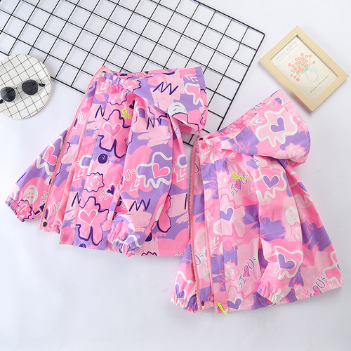 Children's Autumn/Winter Jacket for Girls - Insulated Windproof Parka -  New Arrival - Medium/Large Kids - Thick Warm Coat for Babies