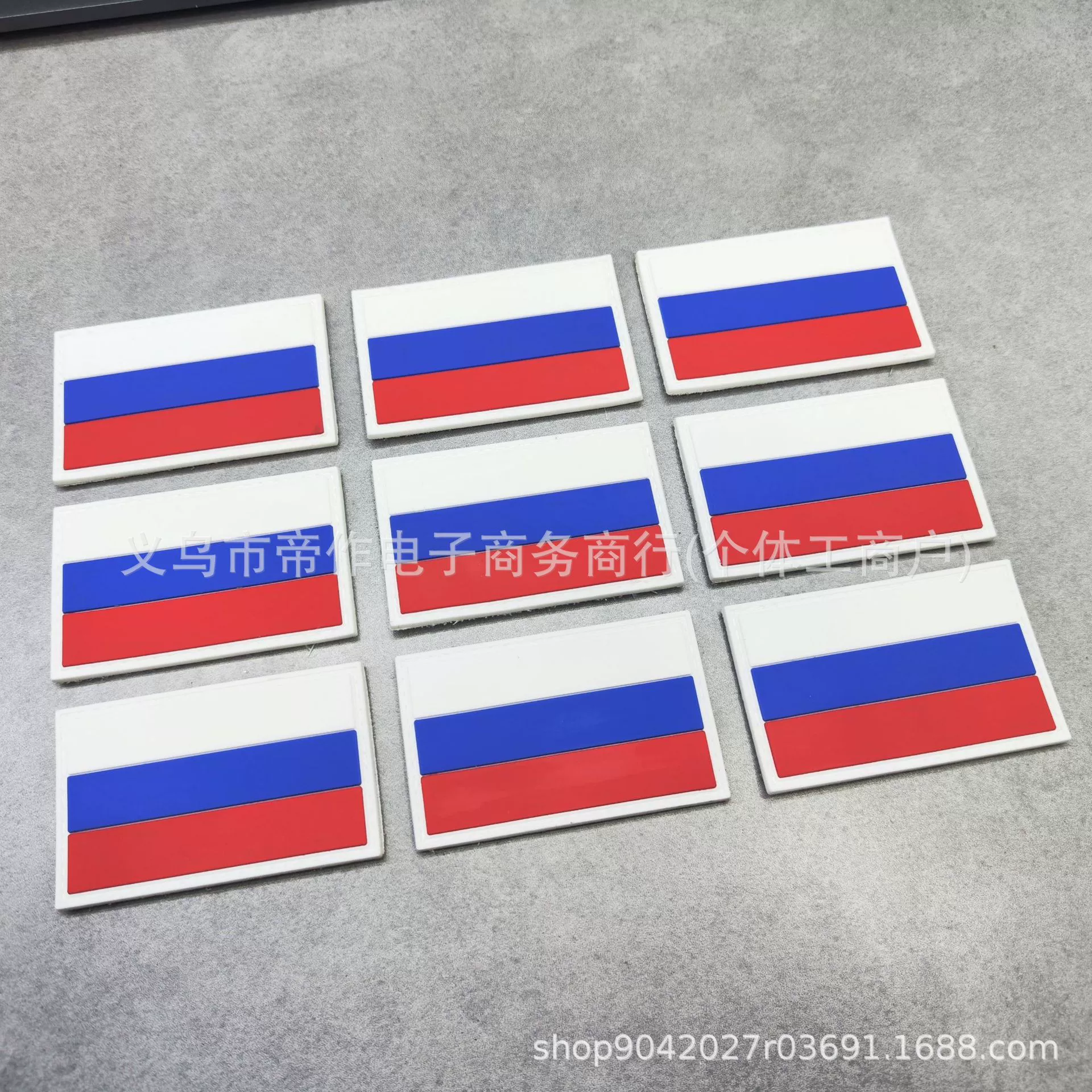 Нашивка на одежду с изображением российского флага 2023 года, из мягкого ПВХ, с застежкой-липучкой, для фанатов армейской тематики, аксессуар для декора