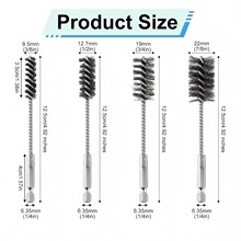 [125mm]1/4Ӣ�����ǗU���L��ˢ304���P��~�zëˢ���Ǳ��荹ܵ�