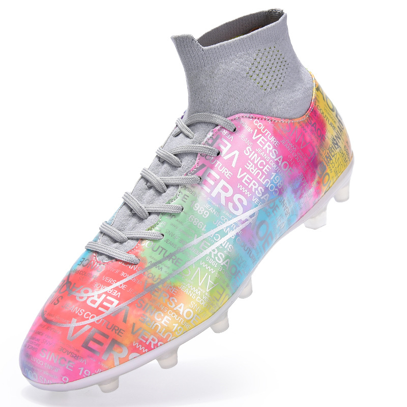 2022 transfronteriza nuevos zapatos de fútbol FGTF de los hombres Transpirable Alto-top largo y corto zapatos de fútbol de uñas moda Comercio Exterior más tamaño 45