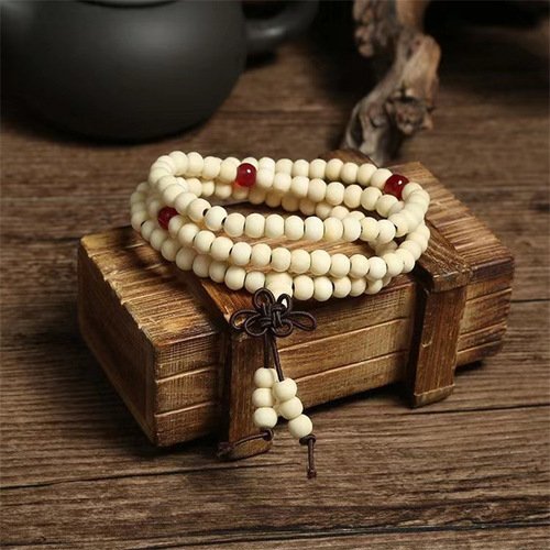 Manufacturer wholesales 108 multi-circle imitation sandalwood Buddha beads bracelets rosary beads and play bracelets street stalls hot selling in scenic spots