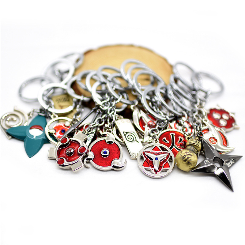 Huoying Anime Pendant Uchiha Skunk Red Cloud Kakashi Sharingan shuriken Ninja keychain pendant necklace Huoying Anime Pendant Uchiha Skunk Red Cloud Kakashi Sharingan shuriken Ninja keychain pendant necklace
