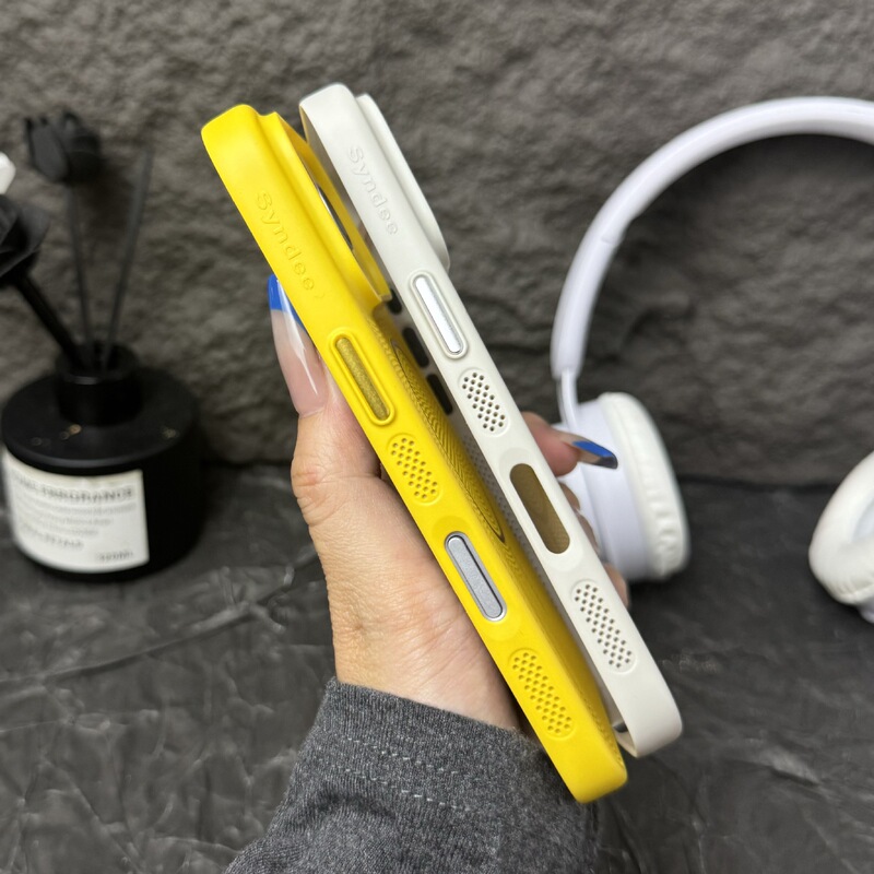 网壳散热适用苹果17细圈磁吸手机壳iPhone16Promax磨砂肤感防摔壳|undefined