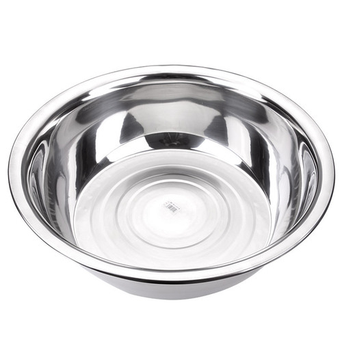 Wholesale 304 stainless steel large basin deepened and thickened round basin rice basin household large basin wash face vegetable basin soup basin