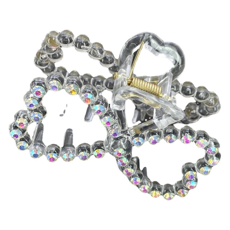 Horquilla de ácido acético de alta calidad para mujer, medio atado en la parte posterior de la cabeza, clip de agarre pequeño, horquilla de temperamento retro, clip de tiburón pequeño, tocado