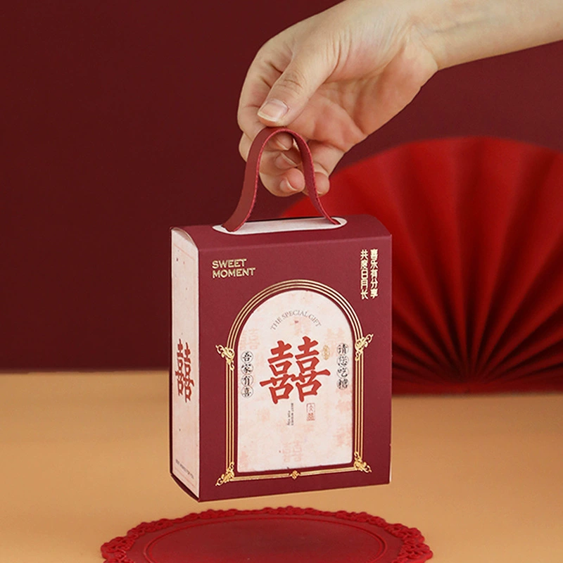 Свадебная коробка конфет коробка 2025 новая коробка конфет чувство свадебной помолвки сумка конфеты подарочная коробка