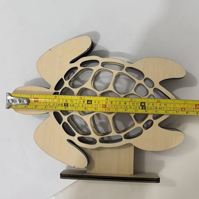 国境を越えた新しいウミガメ型宝石保存瓶木製アクリル貯金箱幼児おもちゃホットスタイル|undefined