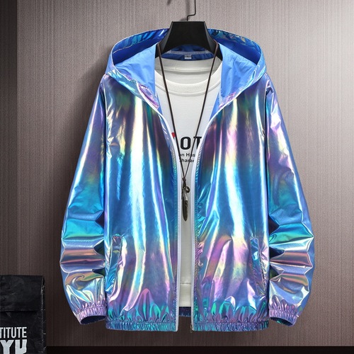 New Colorful Summer Sun Protection Jacket for Men, Thin Sun Protection Clothing for Men, Outdoor Sports Quick-Drying Clothes, Skin-Friendly Clothes, Fishing Clothes